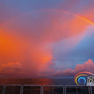 彩虹映海——三沙海域神奇壮观的自然景观